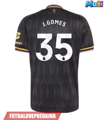 Lacne Muži Futbalové dres Aston Villa Joao Gomes #35 2026-27 Krátky Rukáv - Preč